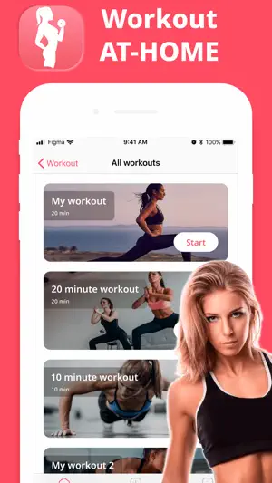 Workout for women at home screenshot 1