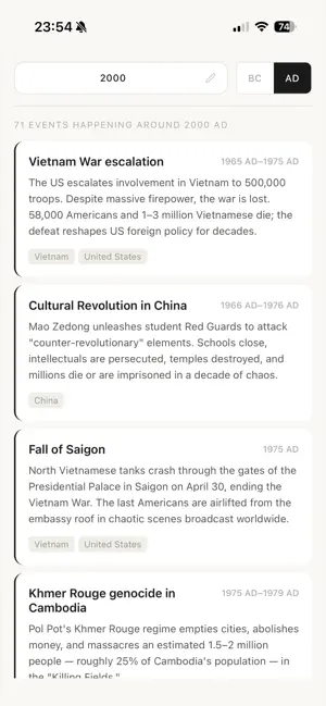 Chronos History screenshot 3