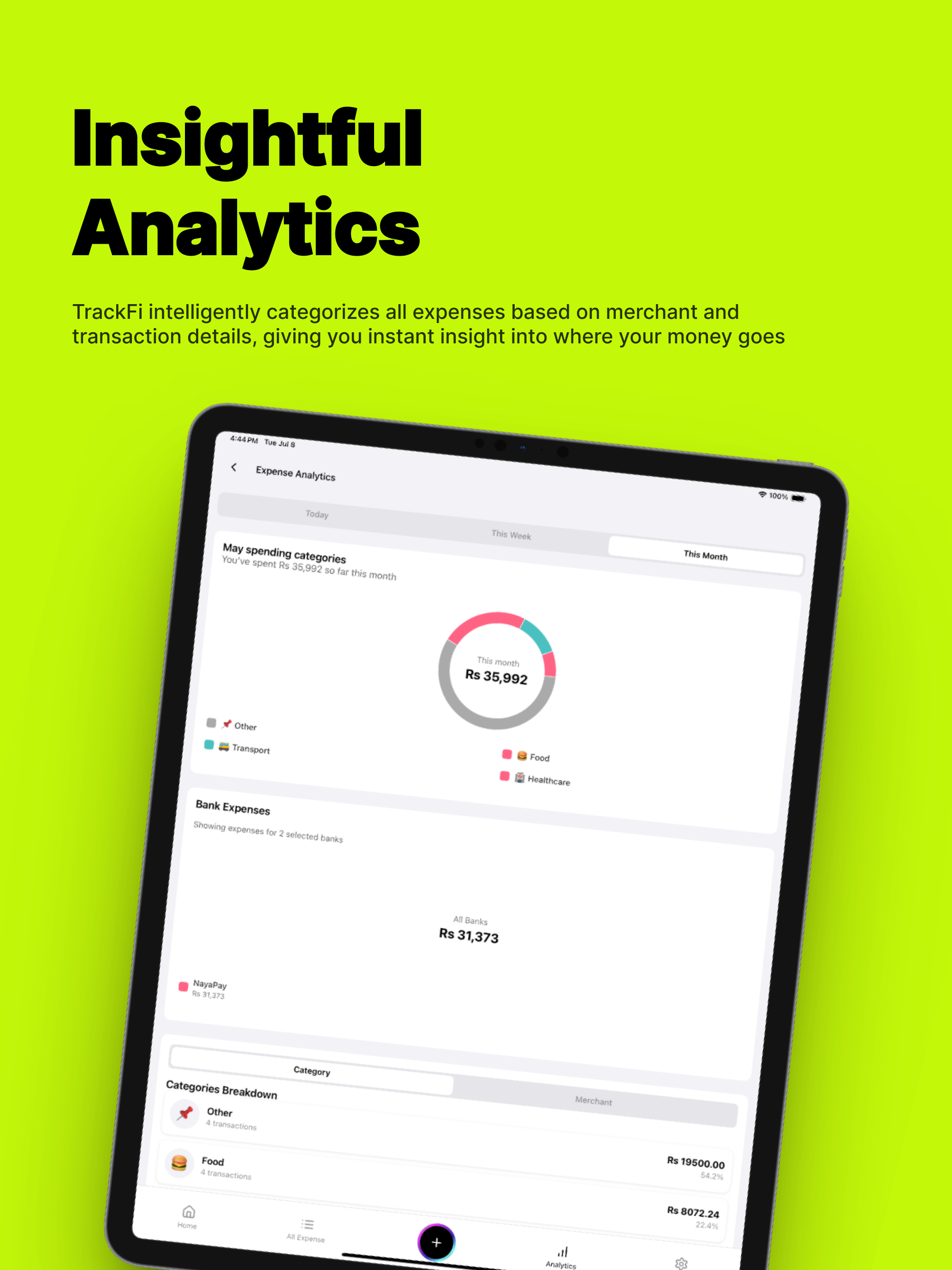 TrackFi | AI Expense Tracking