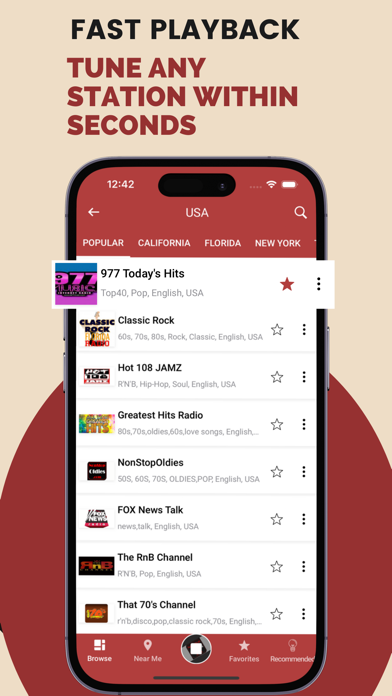 FM Radio - AM, FM, Radio Tuner Screenshot
