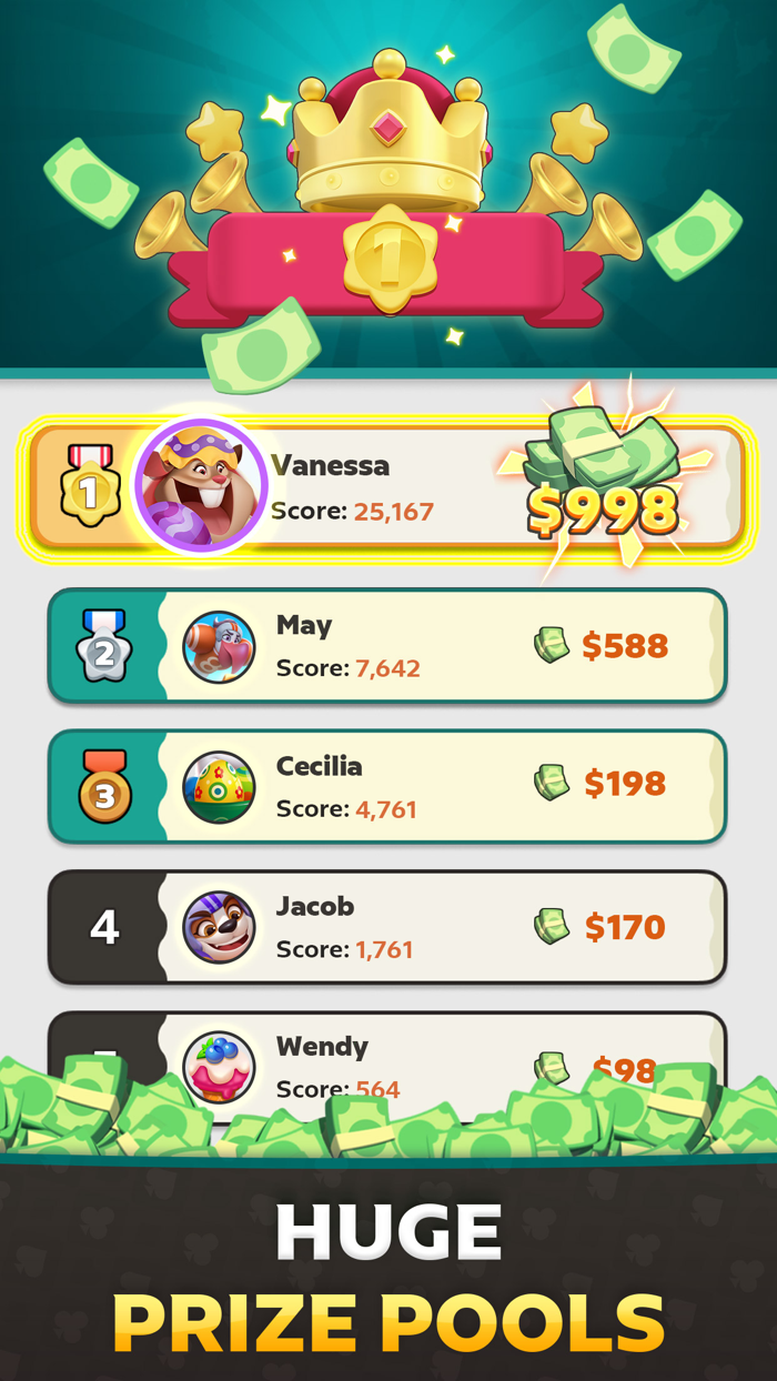 Solitaire Infinite Win Cash