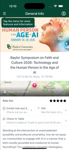 Baylor University app screenshot 2