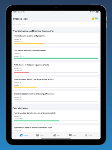 Chemical Engineering+ iPad screenshot