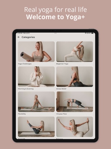 Yoga+ by Mary iPad screenshot