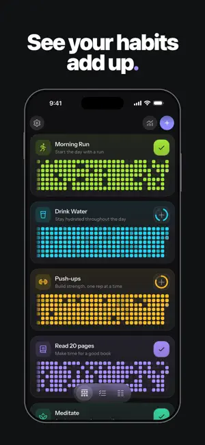 Habit Tracker - HabitKit screenshot 1