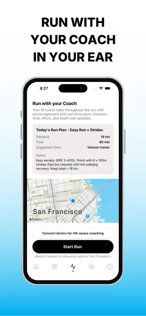 RunXP: AI Running Coach screenshot 1