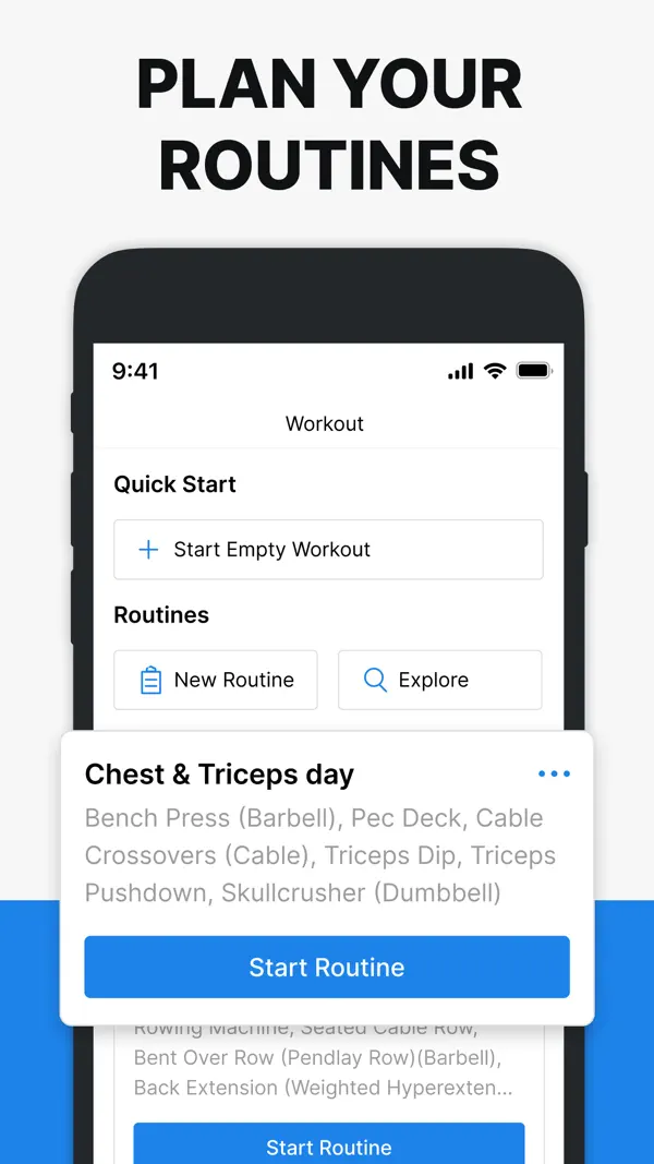 Hevy - Gym & Trainingstagebuch Screenshot 4