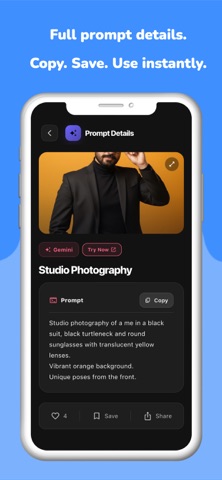 PromptLab: AI Prompts iPhone screenshot