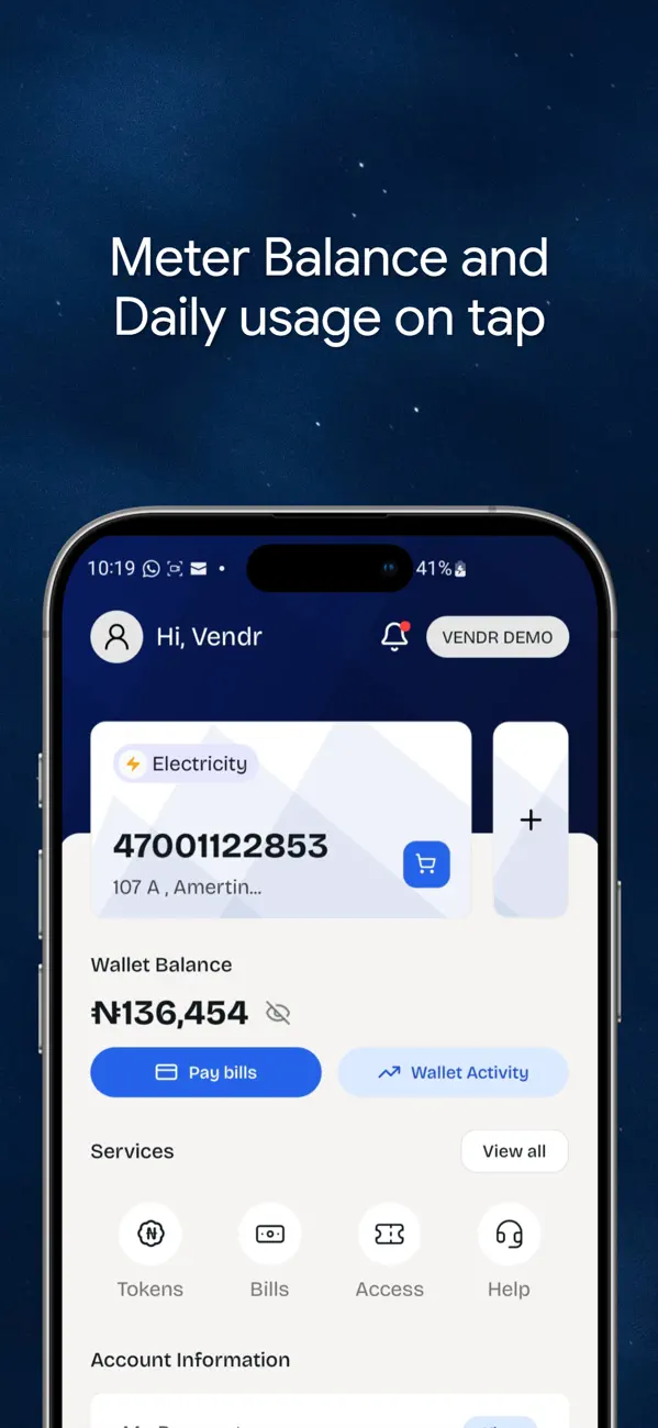 Screenshot #3 pour Vendr Estate Utilities & Bills