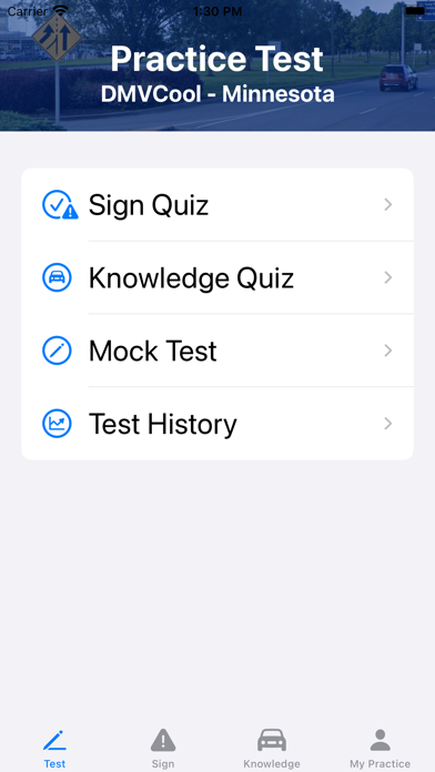 Minnesota Driver Test -DMVCool Screenshot