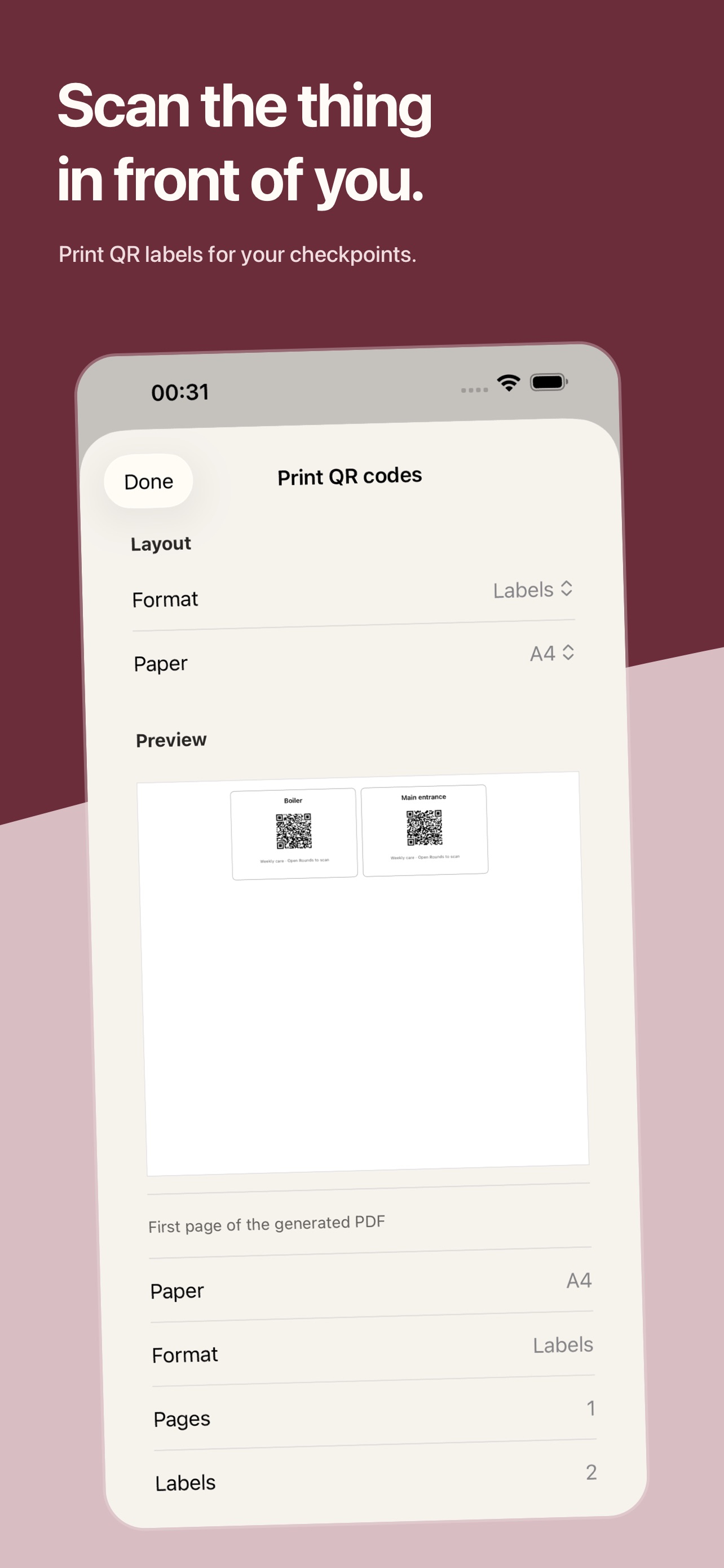 Screenshot 5 of Rounds: Maintenance Tracker