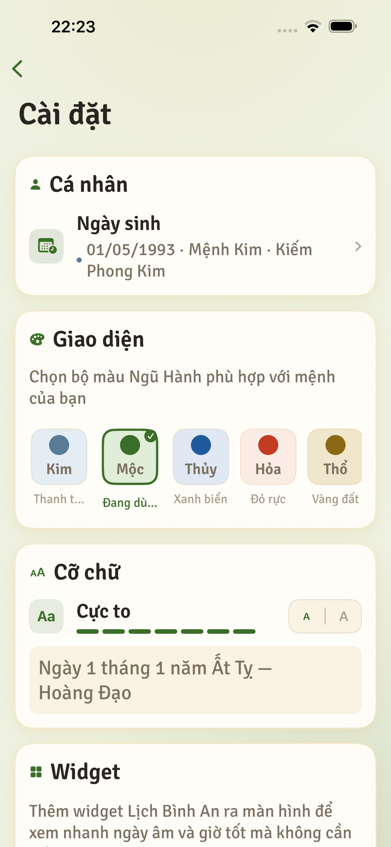 Lịch Âm - Lịch Bình An screenshot 8