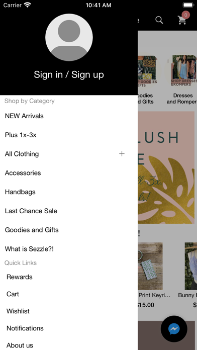 Gold Blush iPhone screenshot 2 - Shopping app