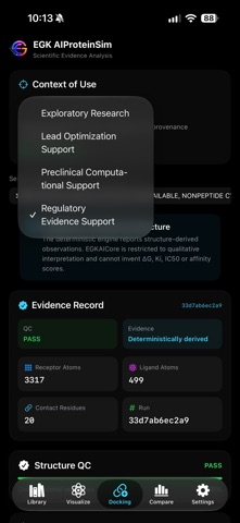 EGK AIProteinSim Screenshot 7 of 10
