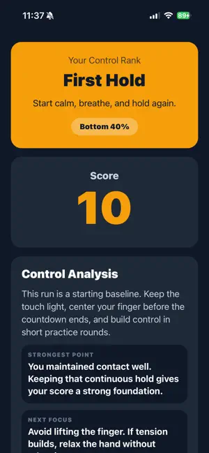Hold Steady - Finger Test screenshot 4