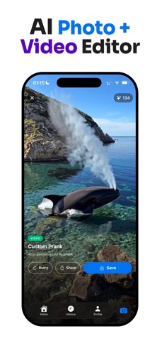 OMG AI - Photo Prank Generator iPhone screenshot