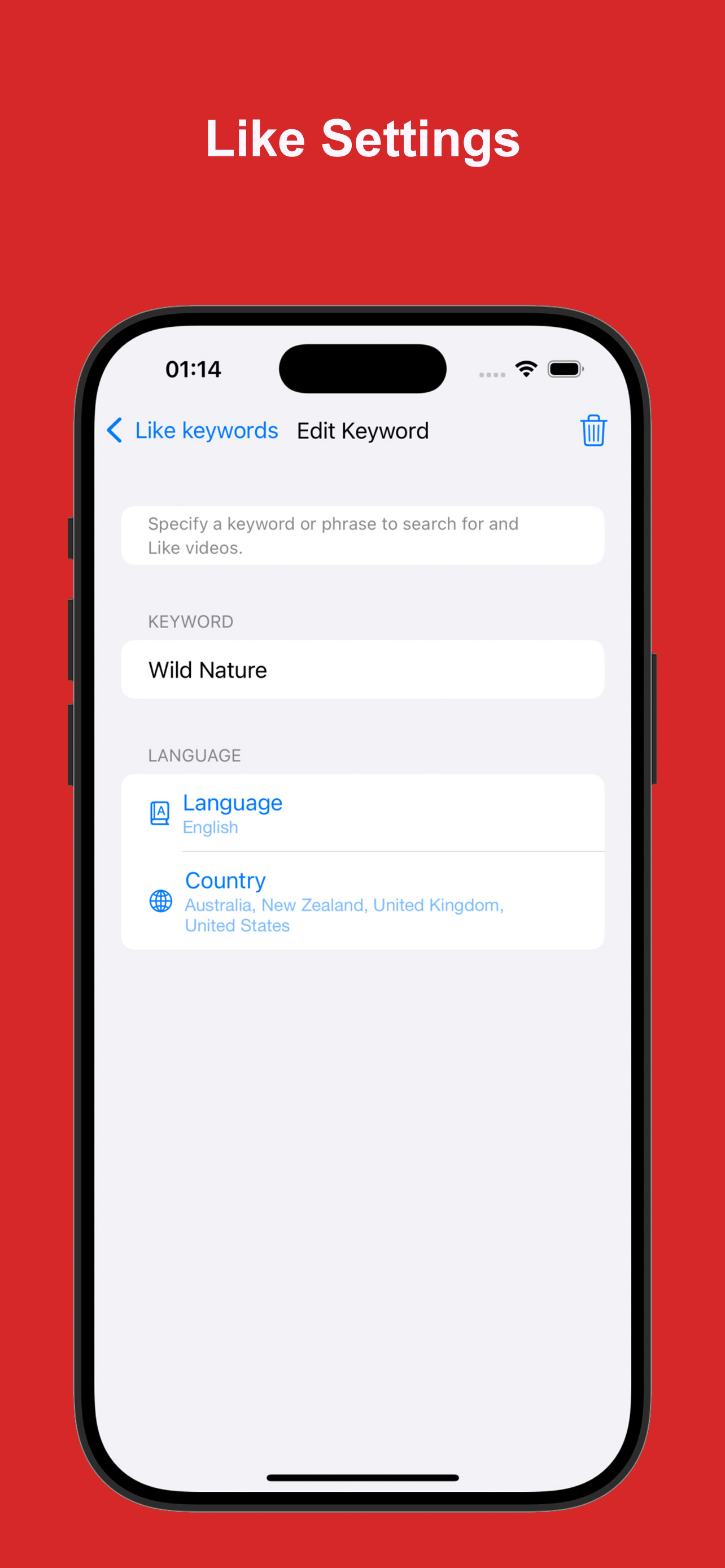 TubeLang: Language Preferences screenshot 3