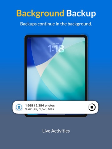 Photos Backup for Synology iPad screenshot