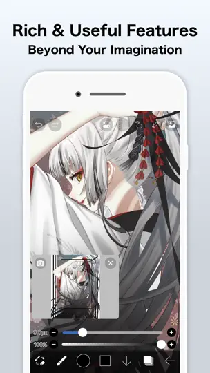 Captura de pantalla de Ibis Paint X en iPhone 2