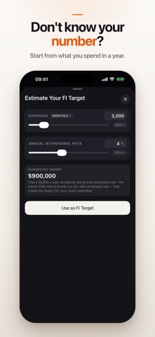 simpleFIRE: FIRE Calculator Screenshot 4 of 7