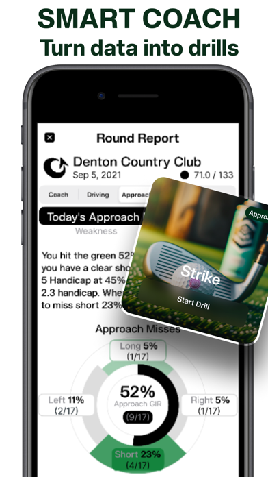 Tangent Golf: GPS Smart Caddie iPhone screenshot 7 - Sports app
