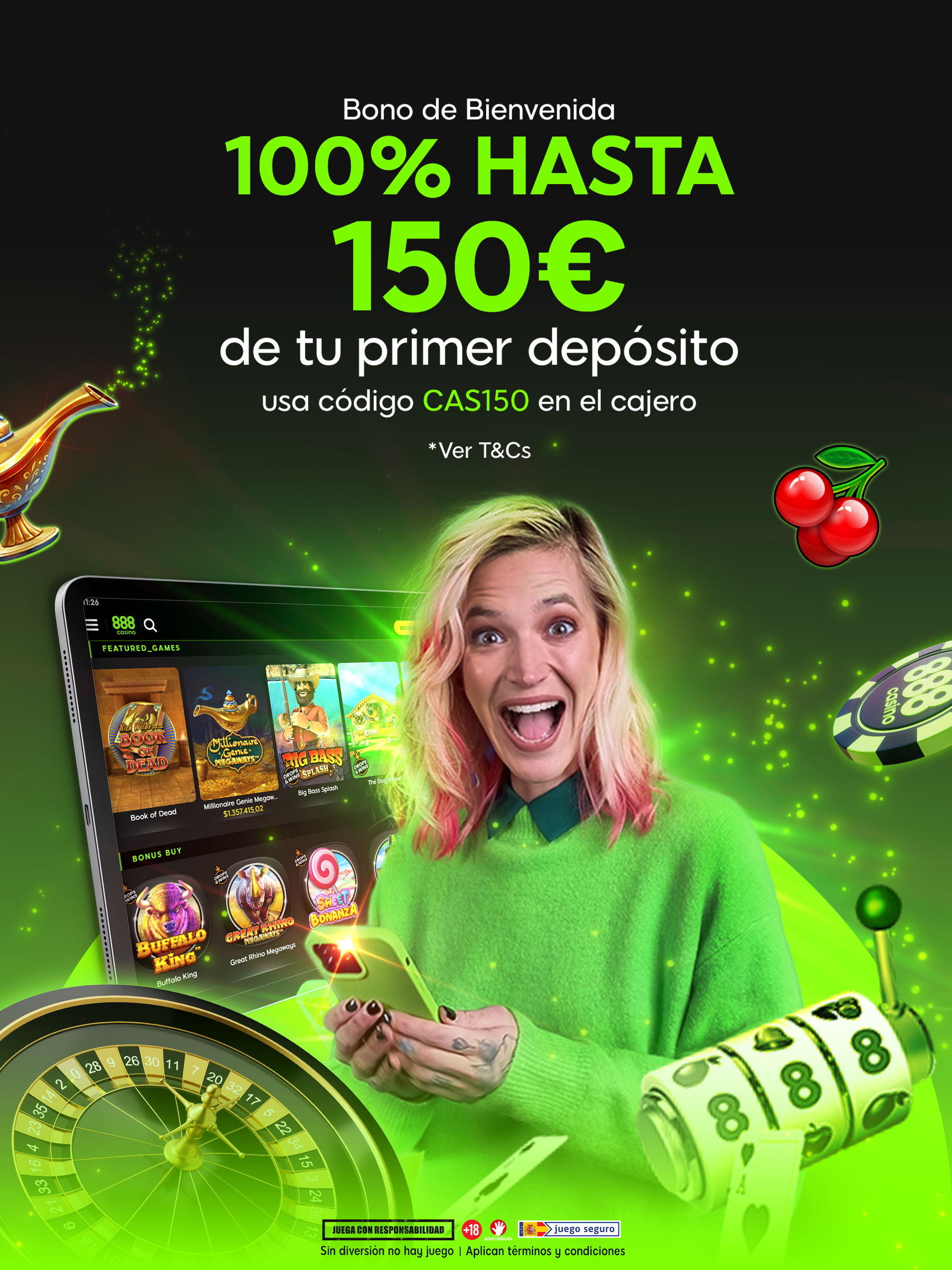 888 Casino Ruleta y Slots