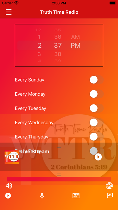 WTTR - Truth Time Radio iPhone screenshot 5 - Entertainment app