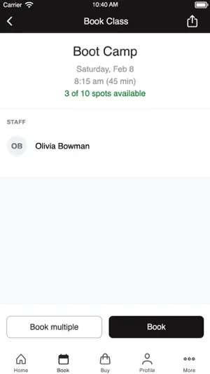 Inspire Fitness Studio screenshot 3