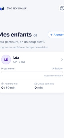 Mon Aide Scolaire Screenshot 2 of 6