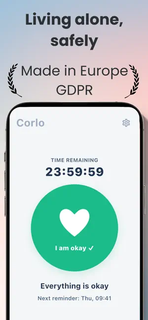 Corlo: Life Sign Check-In screenshot 1