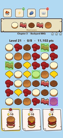 BurgerHero: Puzzle Kitchen Screenshot 2 of 7