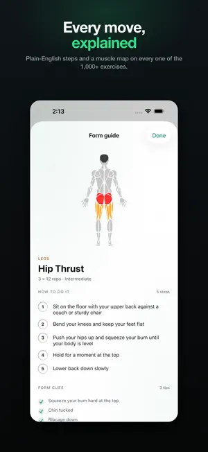 Workout Planner - Gym & Home screenshot 2