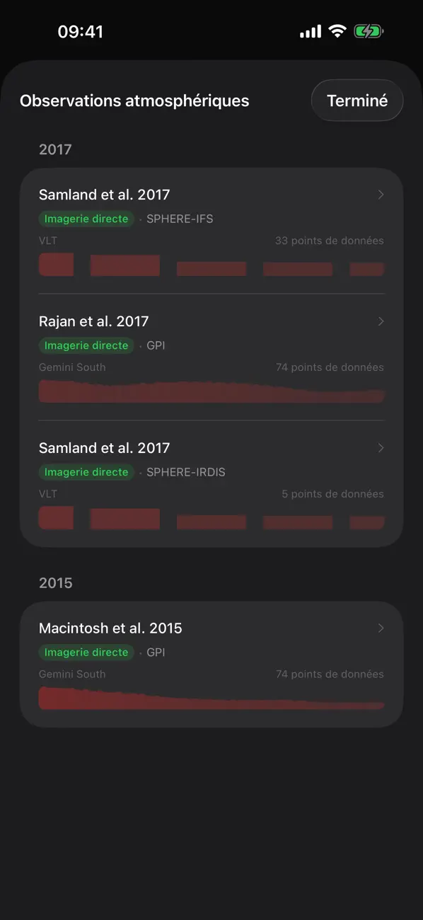 Screenshot #3 pour Explorateur d'exoplanètes