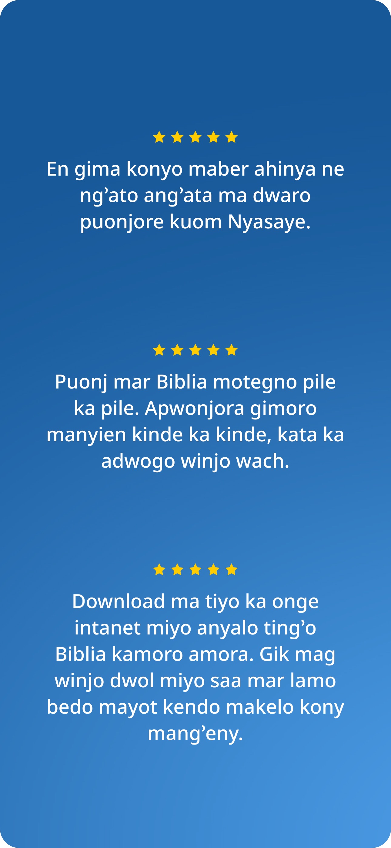 Screenshot 2 of TTB Dholuo: Puonjruok Muma