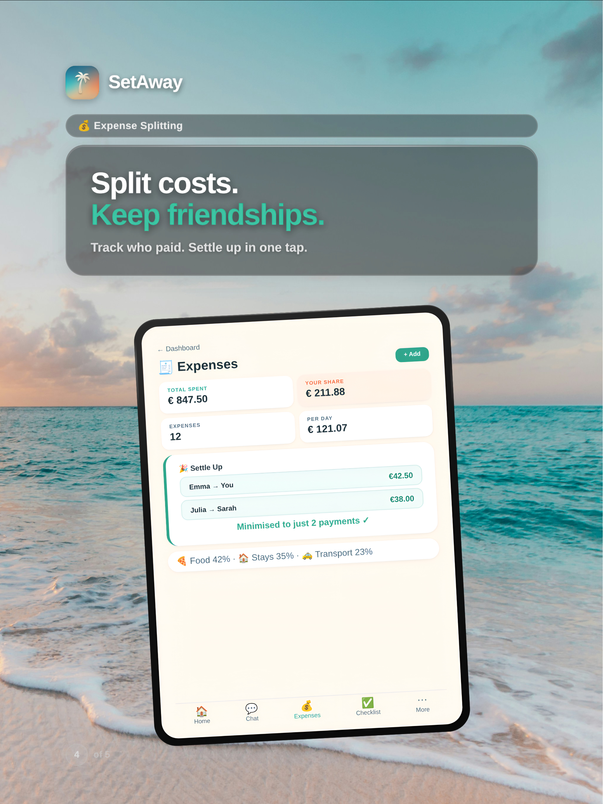 SetAway: Group Trip Planner screenshot 9