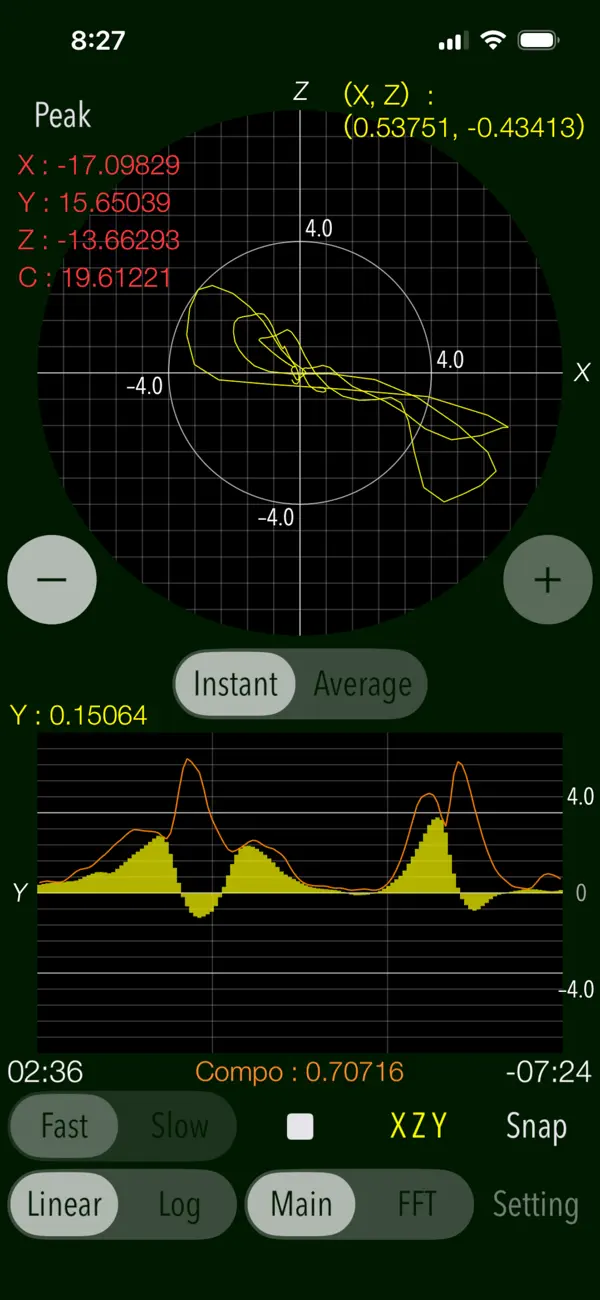 Screenshot #1 pour Vibroscope