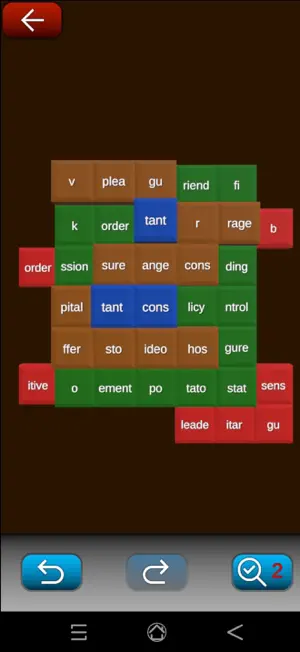 Wordjongg: Word Puzzle screenshot 1