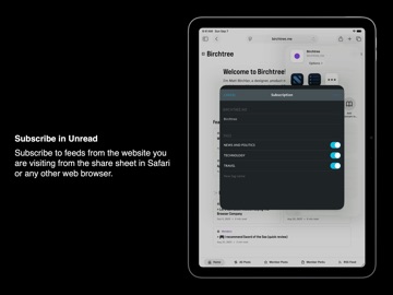 Unread: An RSS Reader iPad screenshot 9