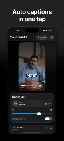 CaptionAddr: Auto Captions Screenshot 1 of 5