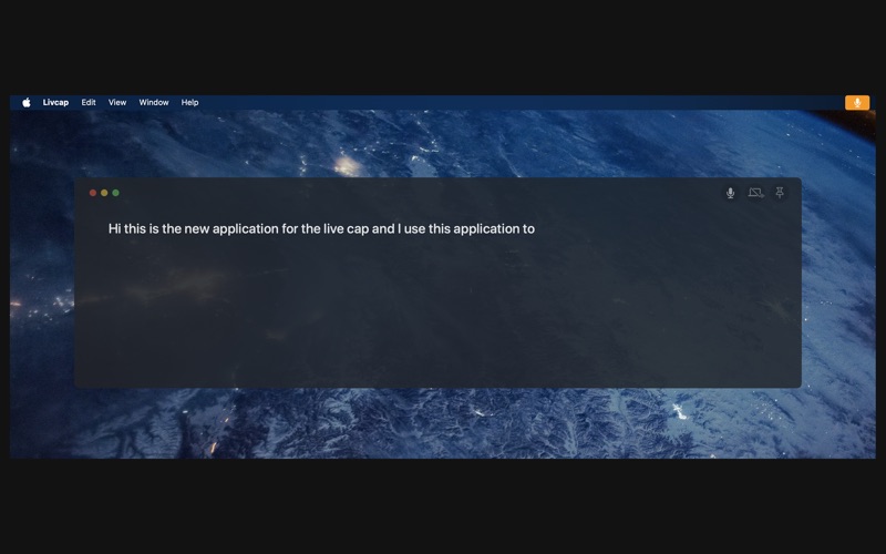 Livcap screenshot