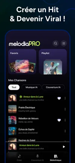 Capture d'écran de Melodia - Créateur De Musique sur iPhone 4