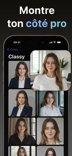 Capture d'écran de RealFake Photos - AI Headshots sur iPhone 2