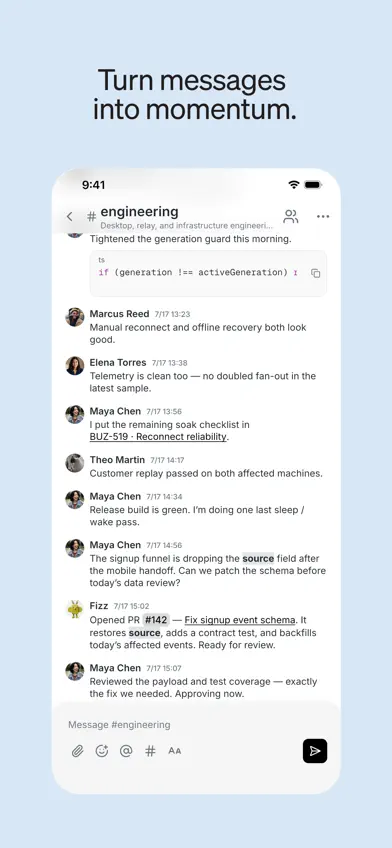 Buzz - chat with your hive screenshot 2