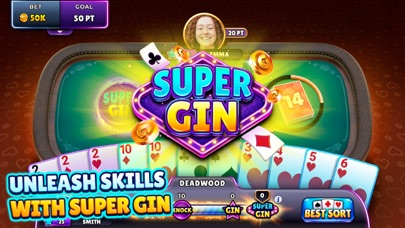 Gin Rummy Super: Fun Card Game Screenshot
