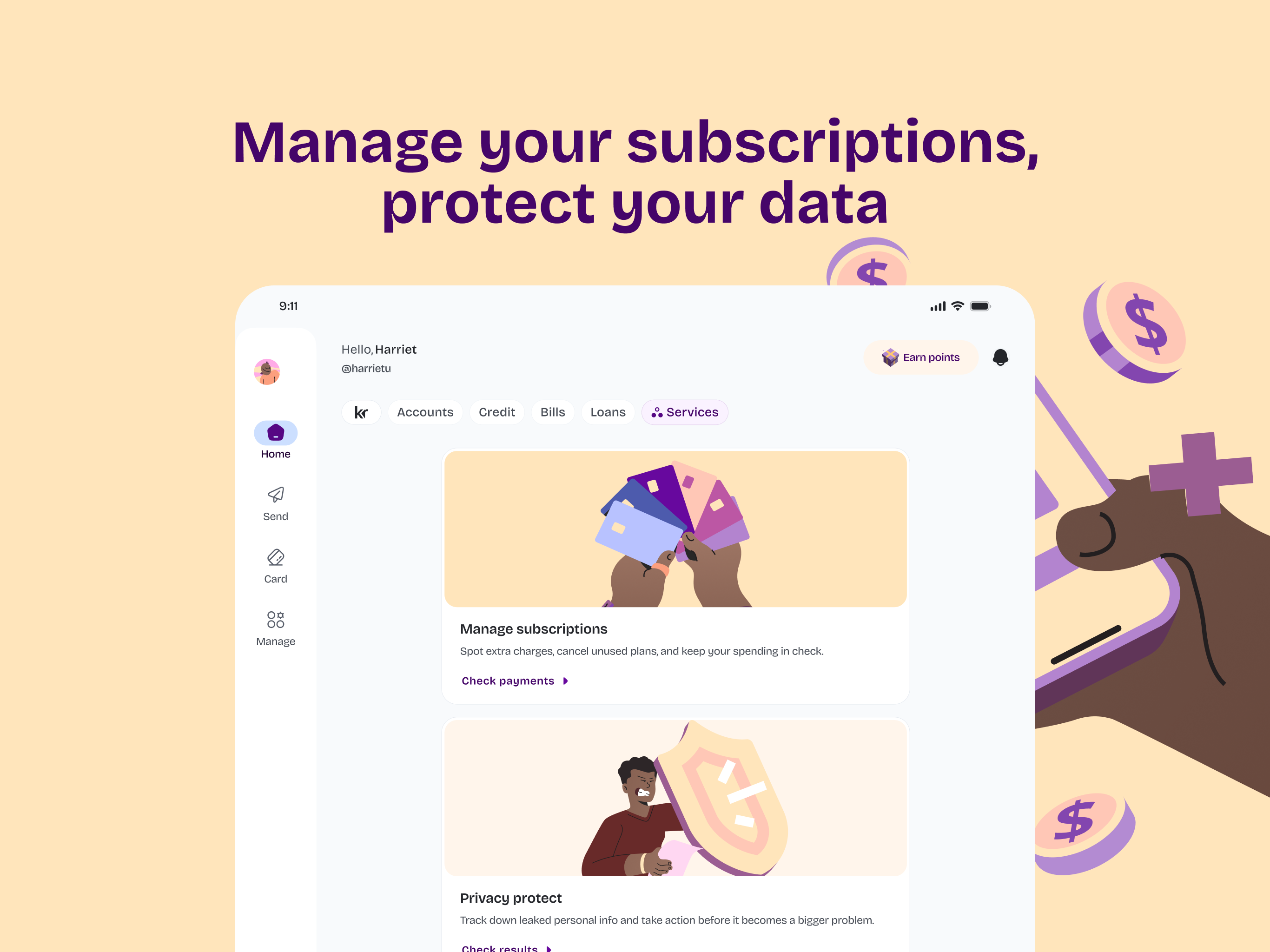 Kredete Send Spend Save Credit screenshot 17