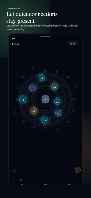 Orbit: Social Circles screenshot 2