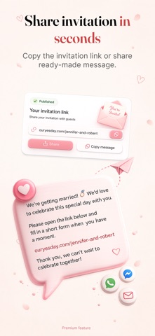 Our Yes Day - Wedding Invite Screenshot 3 of 6
