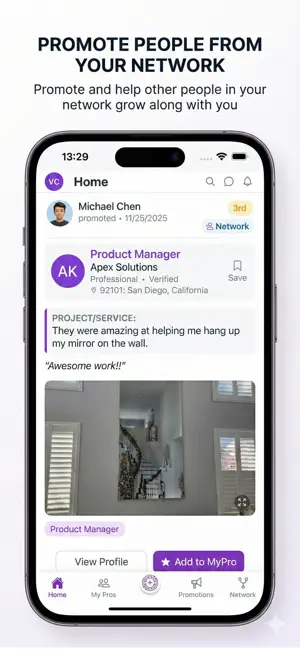 MY PRO: TRUSTED PROS screenshot 1
