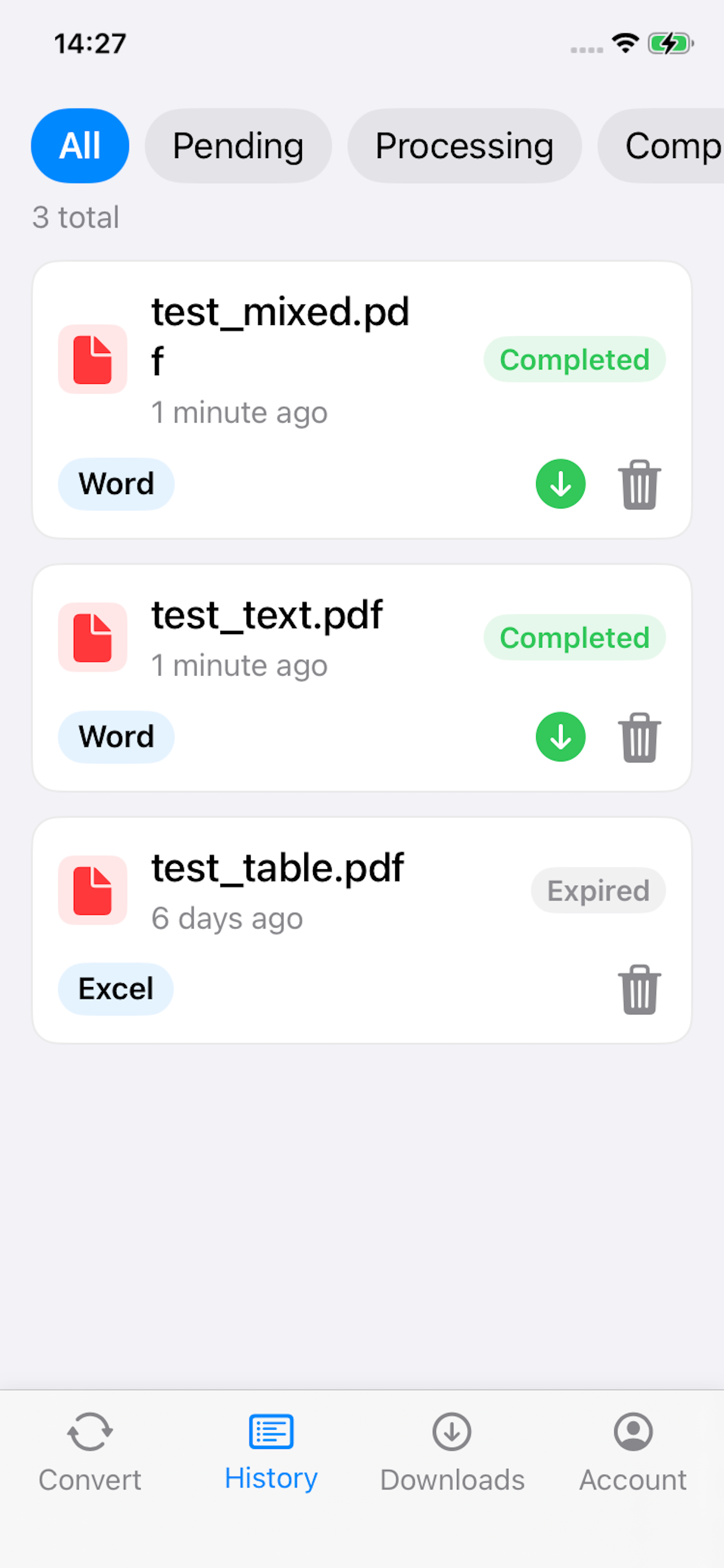PDF Converter - Word Excel PPT screenshot 2