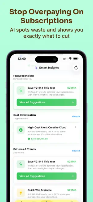 Subscription Tracker -Sentinel screenshot 1